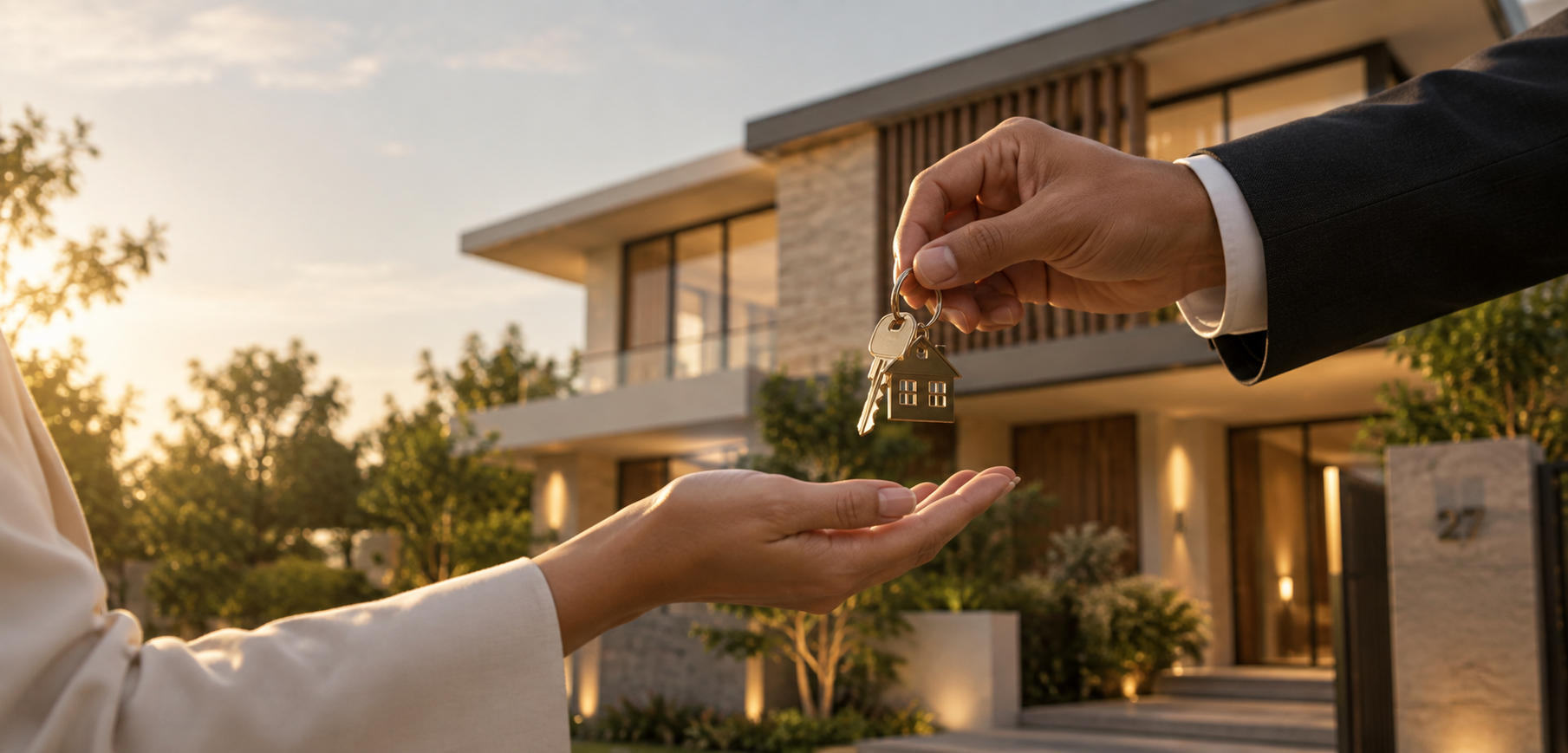 Luxury home handover